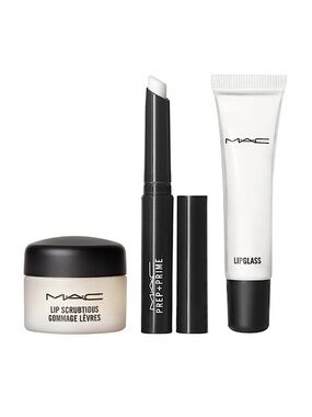 MAC Cosmetics Prepped & Ready Lip Prep Kit - Lip Scrub, Prime Lip, & Lip Glass